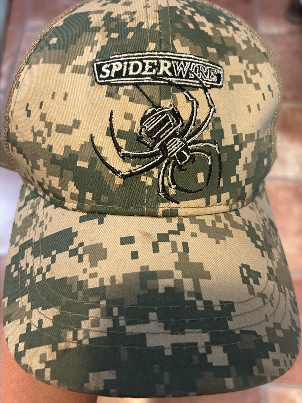 Spider Ware Camo Cap - Green/Tan